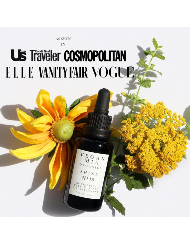 Aceite Capilar Orgánico Vegan Mia 90ml - Crecimiento y Brillo