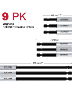 Soporte Magnético de Puntas 9 Piezas GEINXURN Hexagonal 2