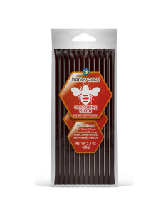 Miel Cruda Herbal Infundida HoneyZest con Ginseng y Jengibre 68g