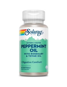 Aceite de Menta Solaray 60 Gelatinas Blandas Digestivas 2