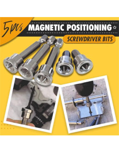Juego de 5 Puntas Magnéticas PH2 Teursa 50 mm Yeso 2