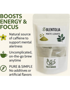 Té de Yerba Mate Blentolia - 30 Bolsitas Ecológicas - Energía Natural 2