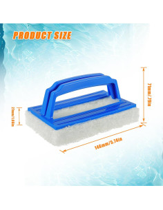 Cepillo de Esponja de Mano HUAREW para Fregar Piscinas - 2 Pcs 2