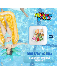 Barra Inflable de Hielo Novelty Place - Bandeja para Comida y Bebidas 2