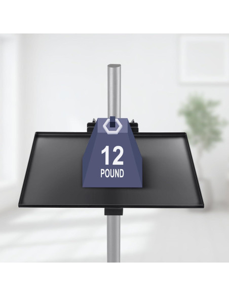 Bandeja de Acero Rannsgeer para Soporte de Micrófono 27.4x19.8 cm