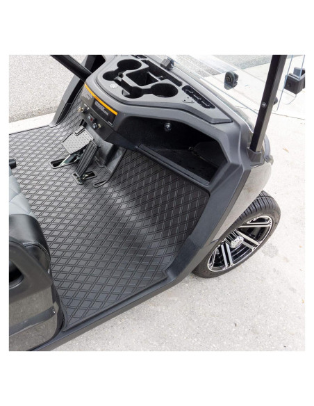 Alfombrilla de Goma Xtreme para Carro de Golf Yamaha DR2 - Todo Negro