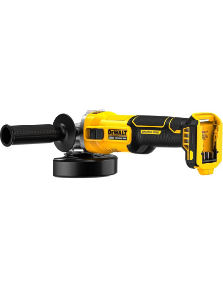 Amoladora Inalámbrica DEWALT 20V 4.5" Sin Escobillas
