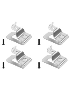 Clips de Cinturón Acero Inoxidable 304 Bilkeru 6 Piezas