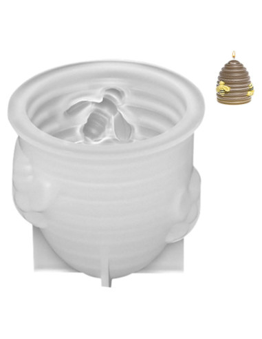 Molde de Silicona para Vela Panal 3D NUEAYMS 10x5x3cm