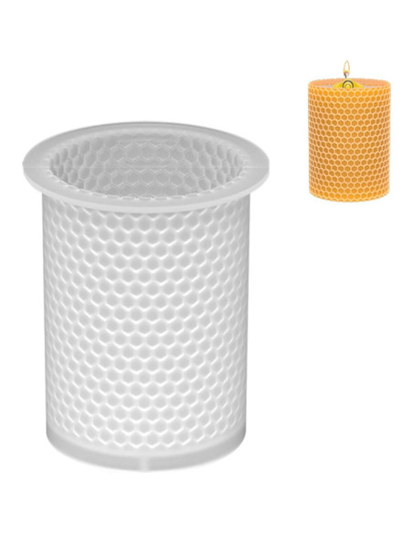 Molde de Silicona para Vela Panal 3D NUEAYMS 10x5x3cm