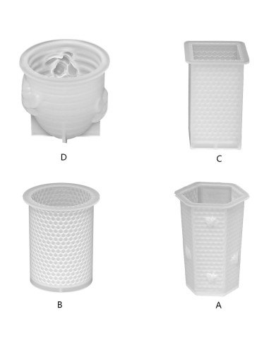 Molde de Silicona para Vela Panal 3D NUEAYMS 10x5x3cm