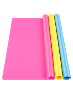 Alfombrillas de Silicona LEOBRO 3 PCS A3 39.9x29.7cm Colores Vivos