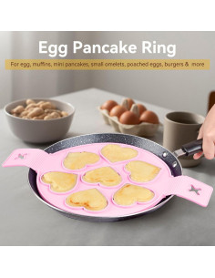 Molde de Silicona Antiadherente Agatige 2PCS Estrella y Corazón 2