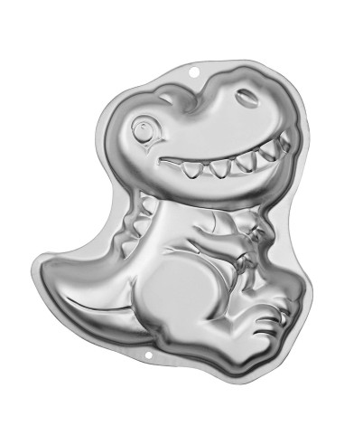 Sartén de Pastel 3D Dinosaurio Wilton 32.4x28x5 cm Aluminio