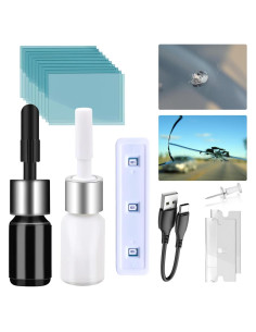 Kit de Reparación de Grietas en Parabrisas FTSJVE - Curado Rápido