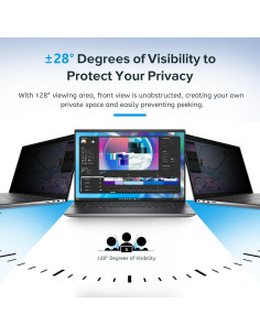 Filtro de Pantalla de Privacidad 16" MOBDIK Antirreflejo UV - Paquete de 2 2