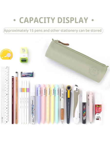 Estuche para Lápices EASTHILL Verde 23.5x6.5 cm Oficina