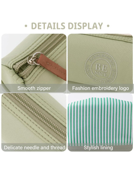 Estuche para Lápices EASTHILL Verde 23.5x6.5 cm Oficina