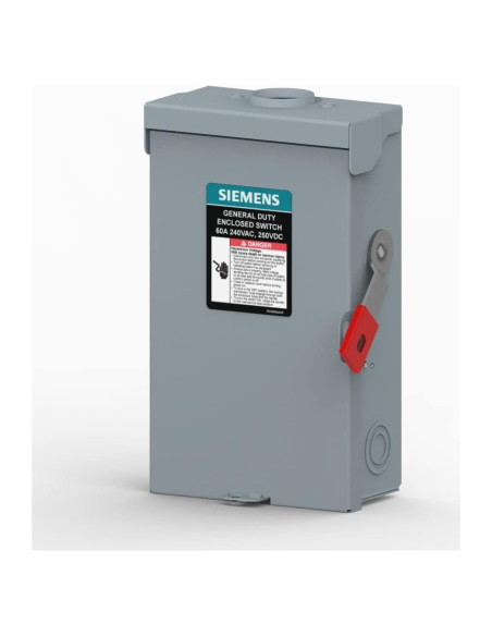 Interruptor de Seguridad Siemens GNF222RLA 60A 240V 2 Polos