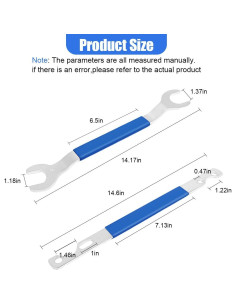 Juego de Llaves para Embrague de Ventilador Tuxihapp 32mm 36mm 2