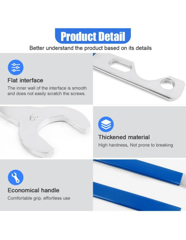 Juego de Llaves para Embrague de Ventilador Tuxihapp 32mm 36mm