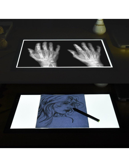 Mesa de Luz A3 HSK con Adaptador 12V 1A y 6000 Lux