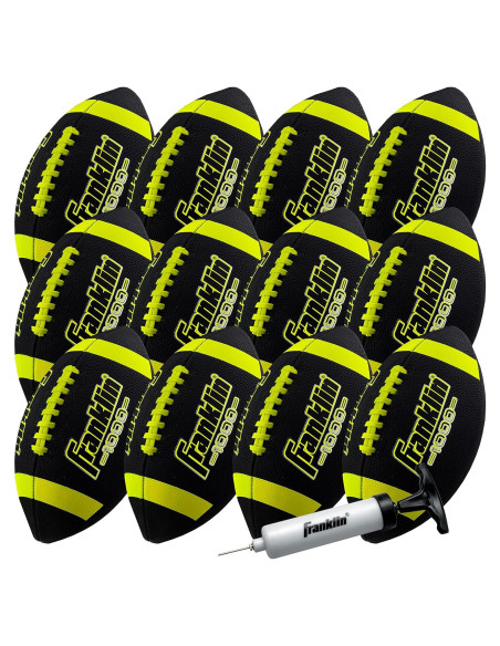 Balones de Fútbol Franklin Sports Junior - 12 Unidades con Bomba