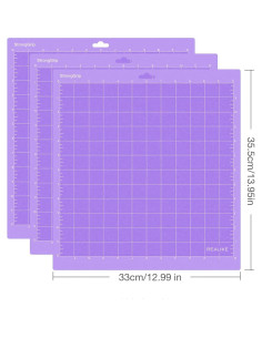 Mat de Corte Adhesivo Antideslizante REALIKE 12x12 - 3 Piezas 2