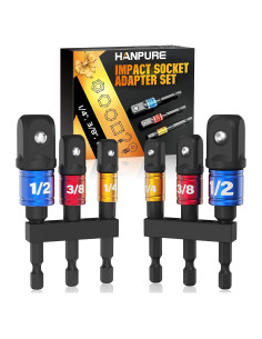 Juego de Adaptadores de Enchufe HANPURE 2 Piezas Impacto