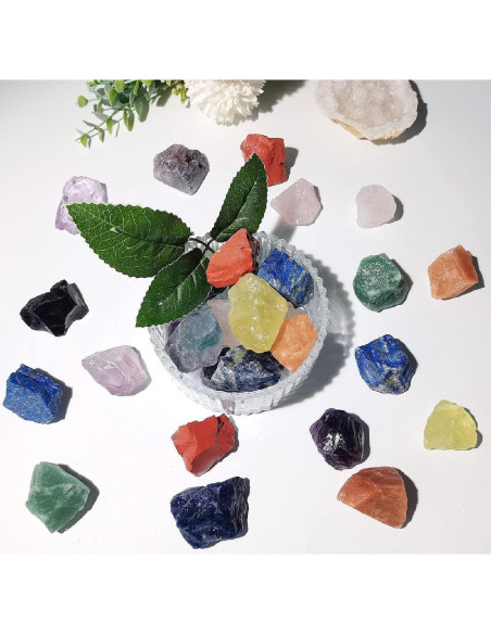 Cristales Naturales Aventurina Verde 200g QINJIEJIE 2-3 cm