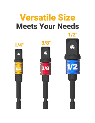 Juego de Adaptadores de Enchufe HANPURE 2 Piezas Impacto