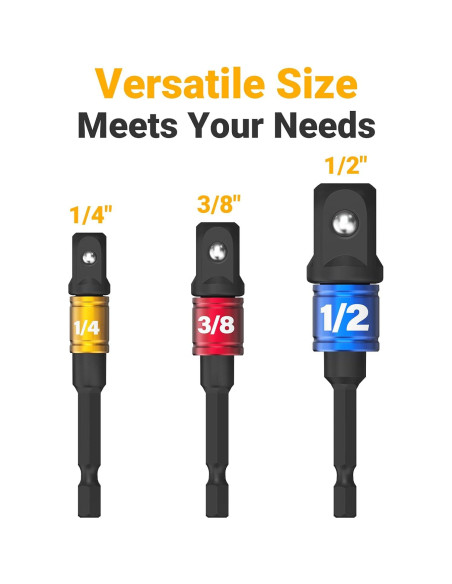 Juego de Adaptadores de Enchufe HANPURE 2 Piezas Impacto