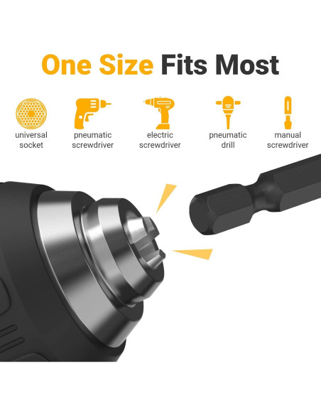 Juego de Adaptadores de Enchufe HANPURE 2 Piezas Impacto