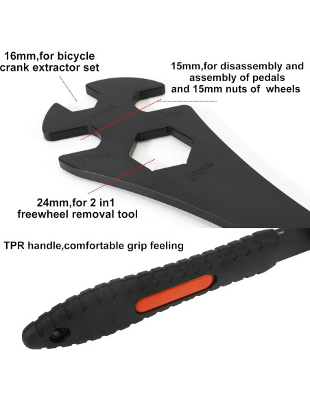 Herramienta de Extracción de Cassette Oumers 2 en 1 para Bicicleta