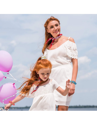 20 Scrunchies de Satén para Cabello WILLBOND - Tema Softball