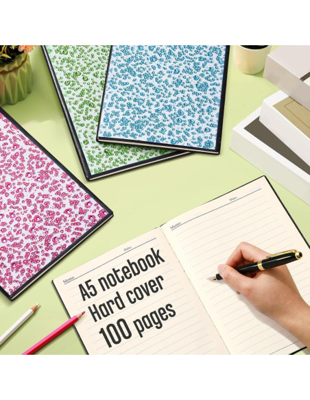 Kit de Cuadernos de Pintura de Diamante Mooliwe 4 Pcs A5