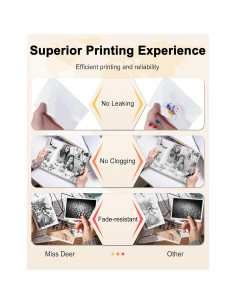 Cartucho de Tóner Miss Deer TN830XL Negro 4 Pack Compatible Brother 2