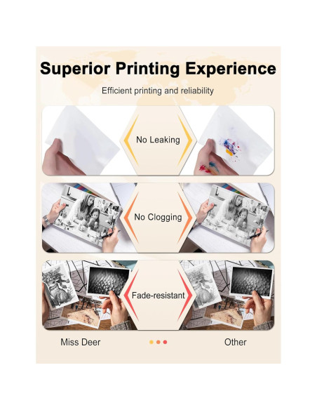 Cartucho de Tóner Miss Deer TN830XL Negro 4 Pack Compatible Brother