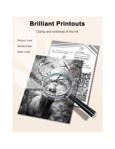 Cartucho de Tóner Miss Deer TN830XL Negro 4 Pack Compatible Brother