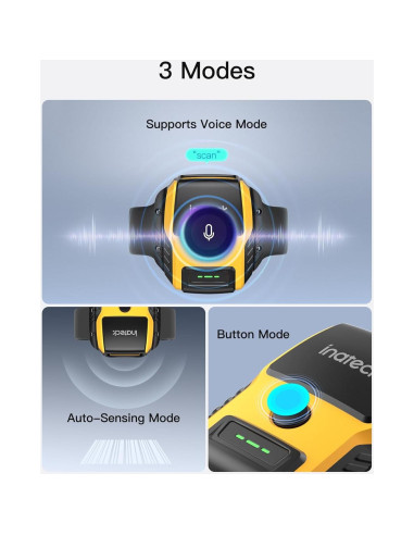 Escáner de Código de Barras 2D Inateck N6022-BK Bluetooth 5.3
