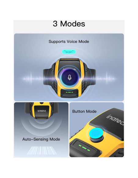 Escáner de Código de Barras 2D Inateck N6022-BK Bluetooth 5.3