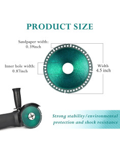 Disco Indestructible Mornajina 115mm 5 Paquetes Verde 2