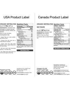 Higos Orgánicos Smyrna Food to Live 0.91 kg - Sin Azúcar Añadido 2