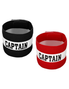 Banda Elástica PATIKIL para Fútbol y Deportes - Negro Rojo