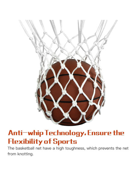 Red de Baloncesto Sanung 2 Paquetes Resistente para Interior y Exterior
