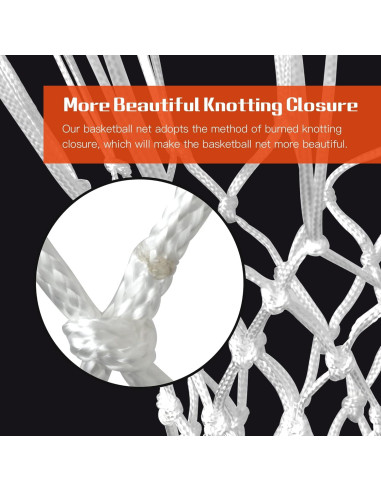 Red de Baloncesto Sanung 2 Paquetes Resistente para Interior y Exterior