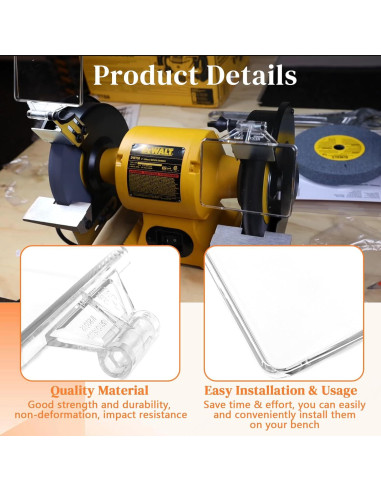 Escudo Ocular DeWalt 5140170-64 para Amoladora de Banco