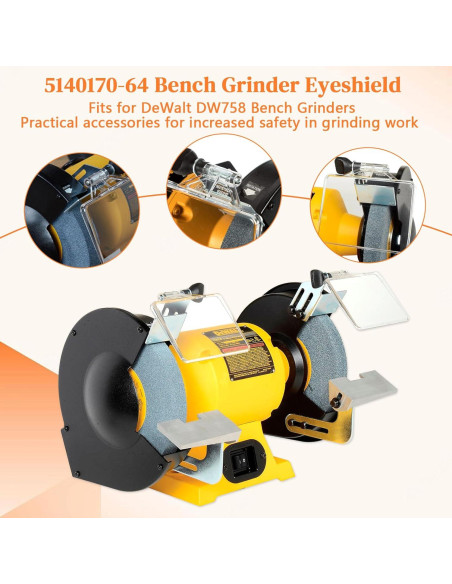 Escudo Ocular DeWalt 5140170-64 para Amoladora de Banco