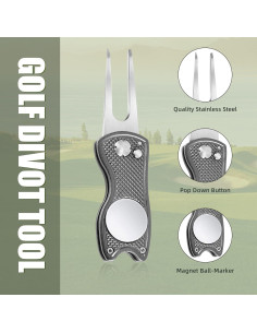 Herramienta de Divot Plegable Mile High Life con Marcador 2
