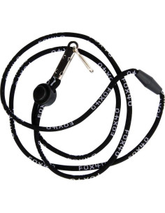 Silbato Mini Fox 40 Original con Cordón Negro 7.62cm 2